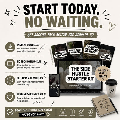 The Side Hustle Starter Guide Kit