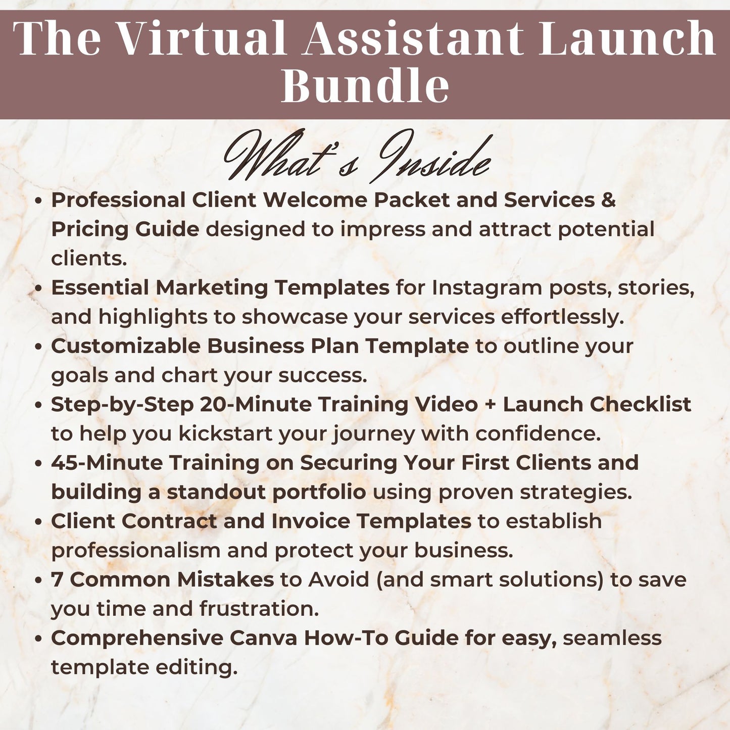 Virtual Assistant Training Bundle