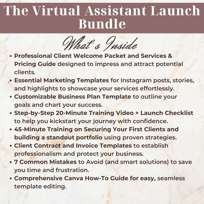 Virtual Assistant Training Bundle