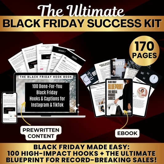 Black Friday Blueprint For Digital Product Success Guide