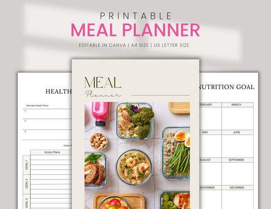 Meal Planner PLR Printable Planner