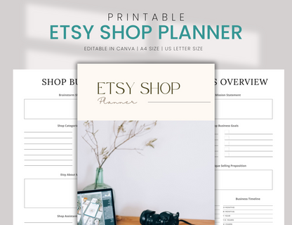 Printable Etsy Store Planner