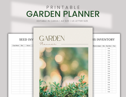 Garden Planner PLR Template