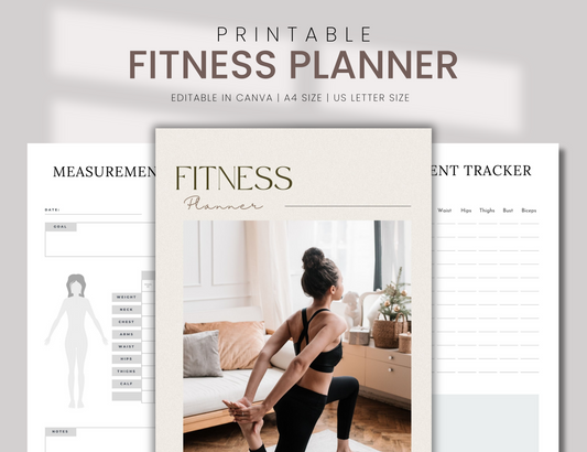 PLR Fitness Planner Template