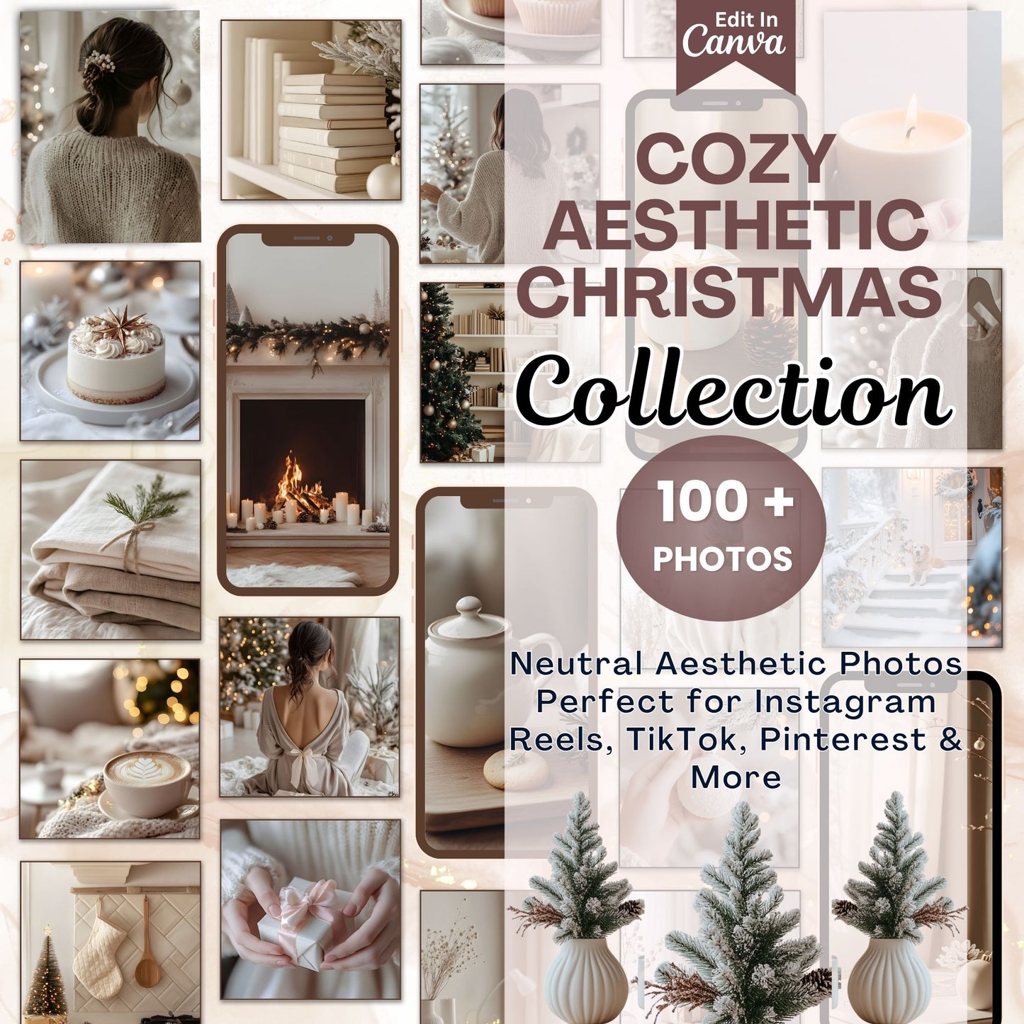 Cozy Christmas Aesthetic Stock Images With MRR