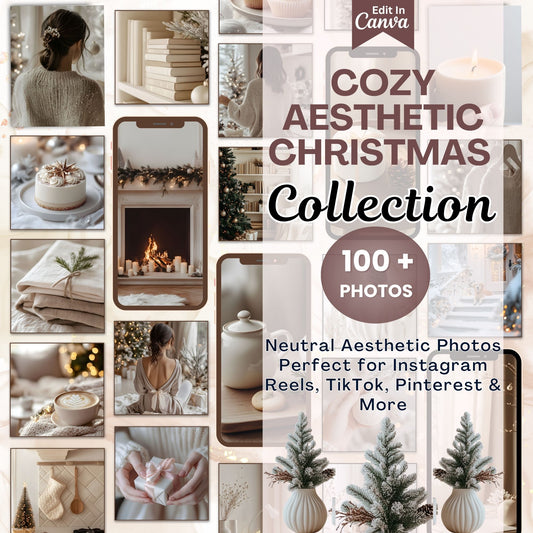 Cozy Christmas Aesthetic Stock Images With MRR