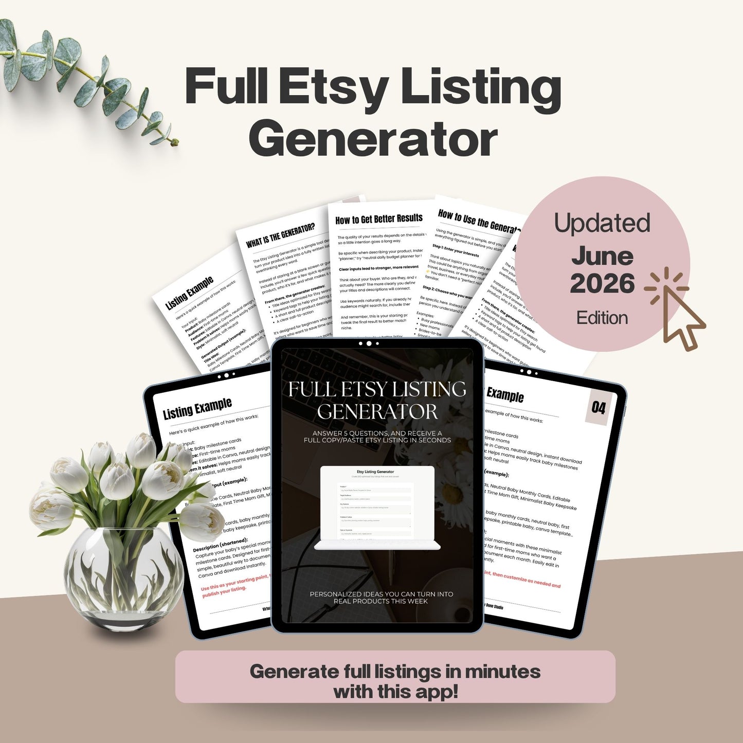 Etsy Listing Generator