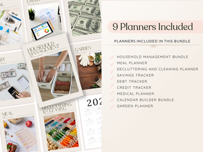 Home Management PLR Planner Bundle