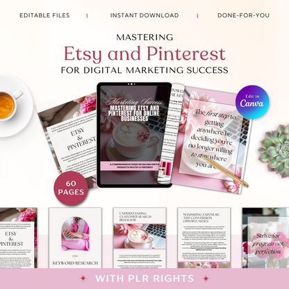 Mastering Etsy and Pinterest For Digital Marketing Success Guide